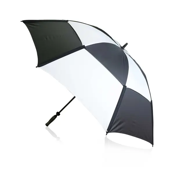 BUDYX - Umbrelă golf, Negru, Alb